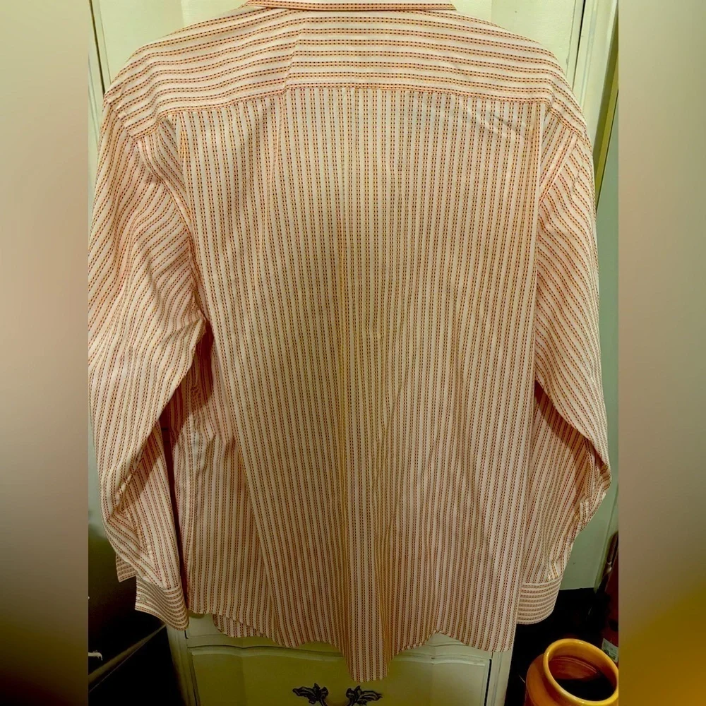 Banana Republic, pink, button-down collar, shirt, size large 16-16.5